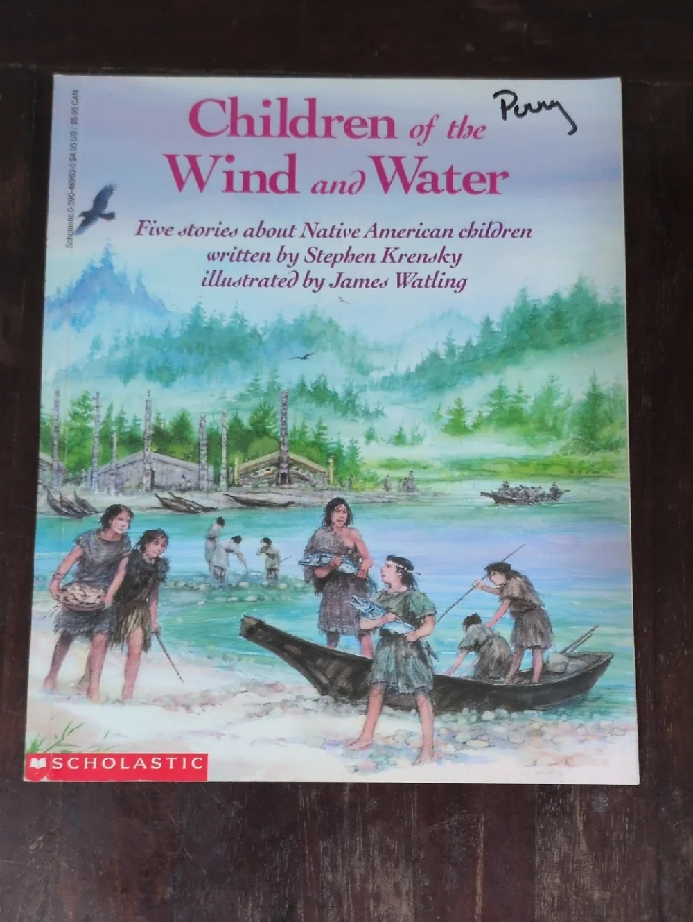 Scholastic Vintage Children's Fiction American Indian Themed Set of 9 Paperbacks